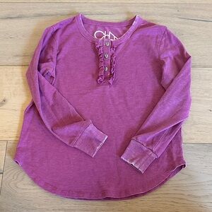 Chaser Size 6 Purple Long Sleeve Kids Shirt
